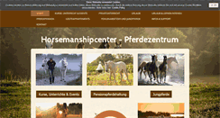 Desktop Screenshot of horsemanshipcenter.com