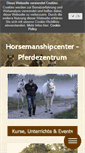 Mobile Screenshot of horsemanshipcenter.com